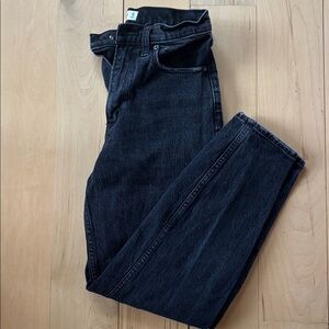 Abercrombie & Fitch black mom Ankle Jeans